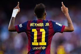 Neymar con el Barcelona